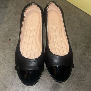 Coach black flats